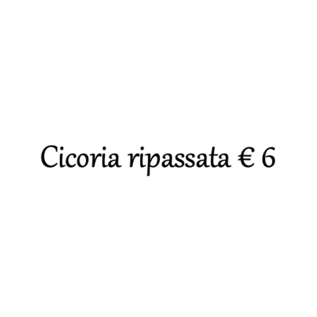 Cicoria ripassata