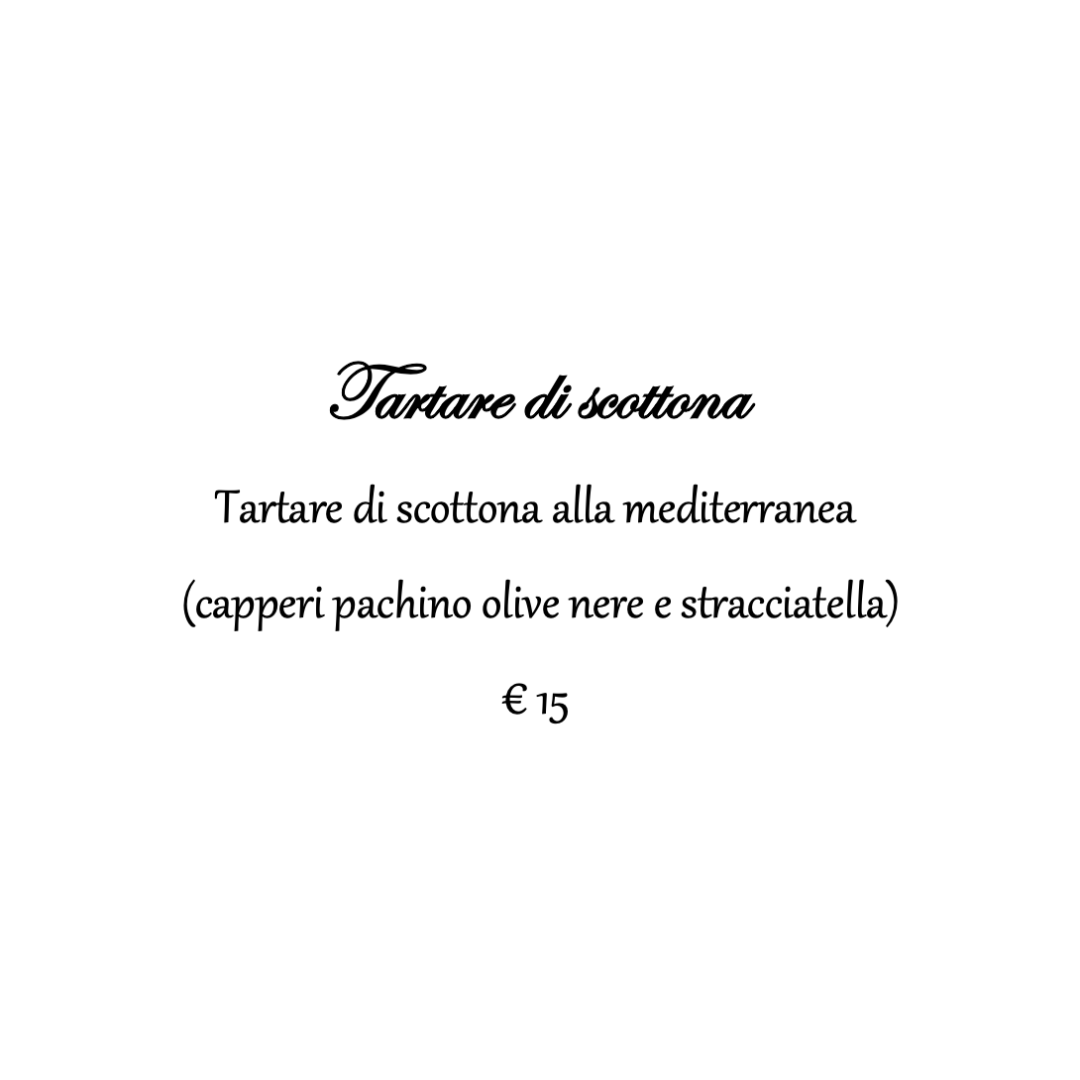 Tartare di scottona